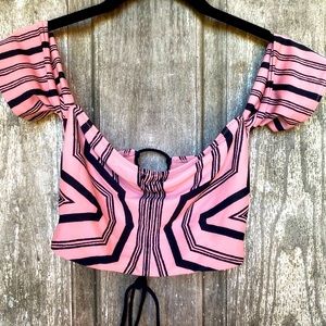 Bandeau top with tie back 💕